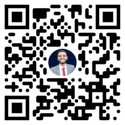 QR code linking to Antonious Nasr's portfolio